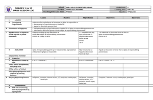 Detailed Lesson Plan in Grade 10 Mathematics Probability - LESSON PLAN ...