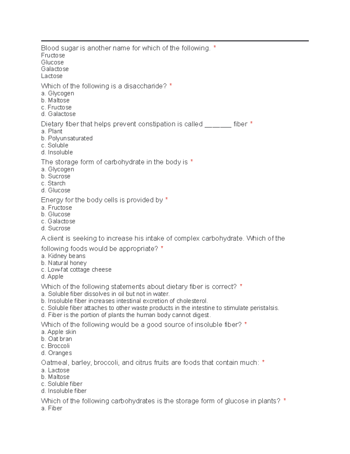 nutr-ch-2-3-quiz-nutrition-columbus-practical-nursing-blood-sugar