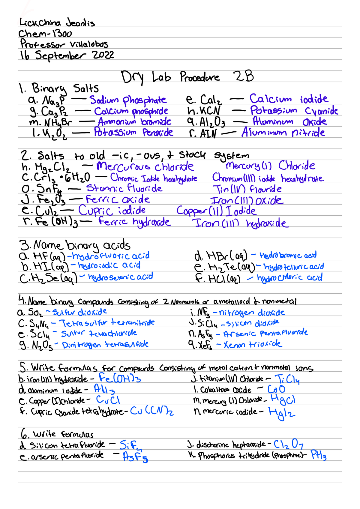 chem 218 assignment 2