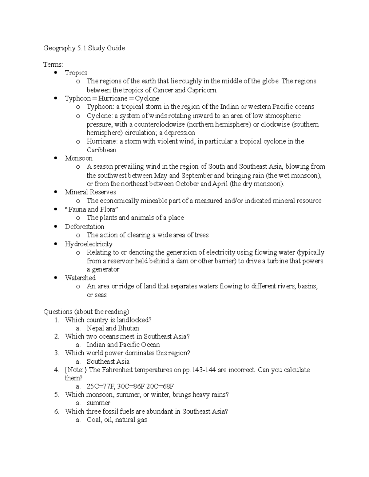 geo-5-1-study-guide-geography-5-study-guide-terms-tropics-o-the