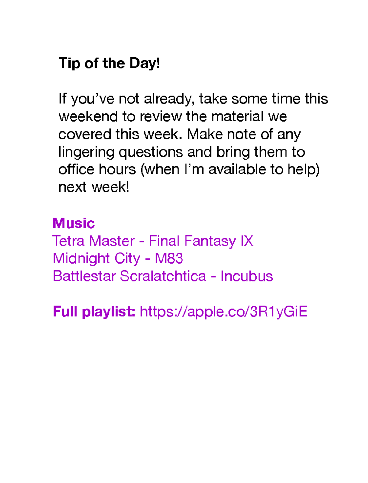 04.A skeletal notes - Tip of the Day! If you’ve not already, take some ...