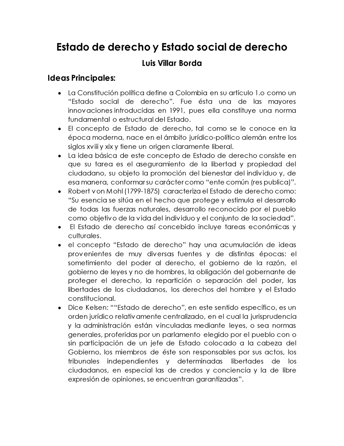 Escrito Y Oral Colombia Un Estado Social De Derecho 9199