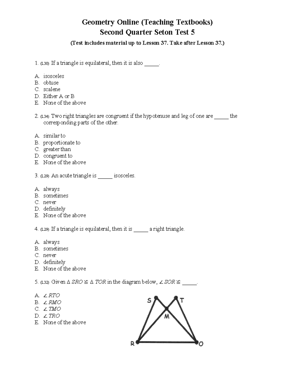 Xml-test-host - idk - Geometry Online (Teaching Textbooks) Second ...
