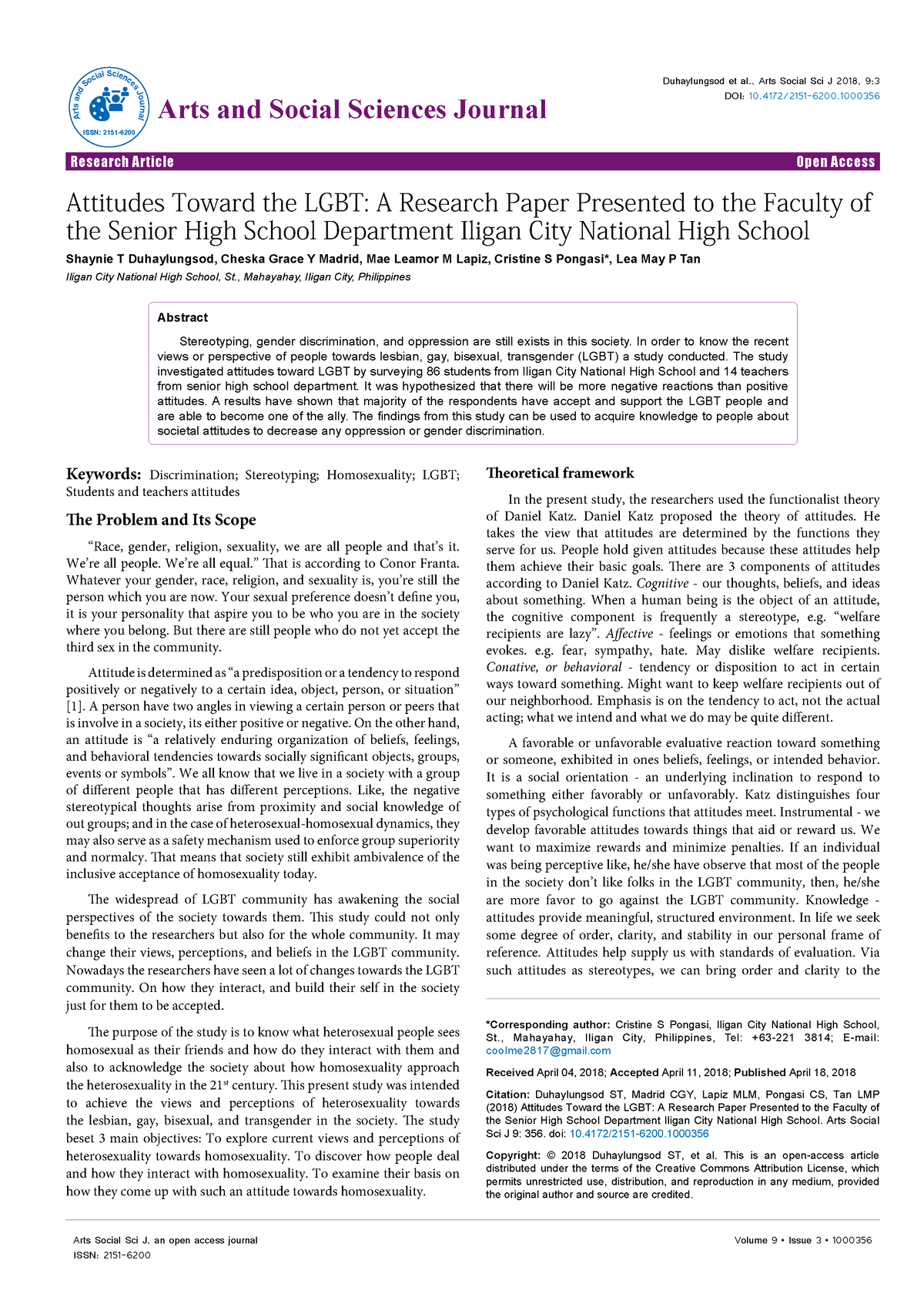 lgbt research paper thesis