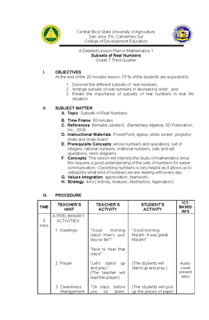 Action Research Proficiency in Four Fundamental Operation of ...