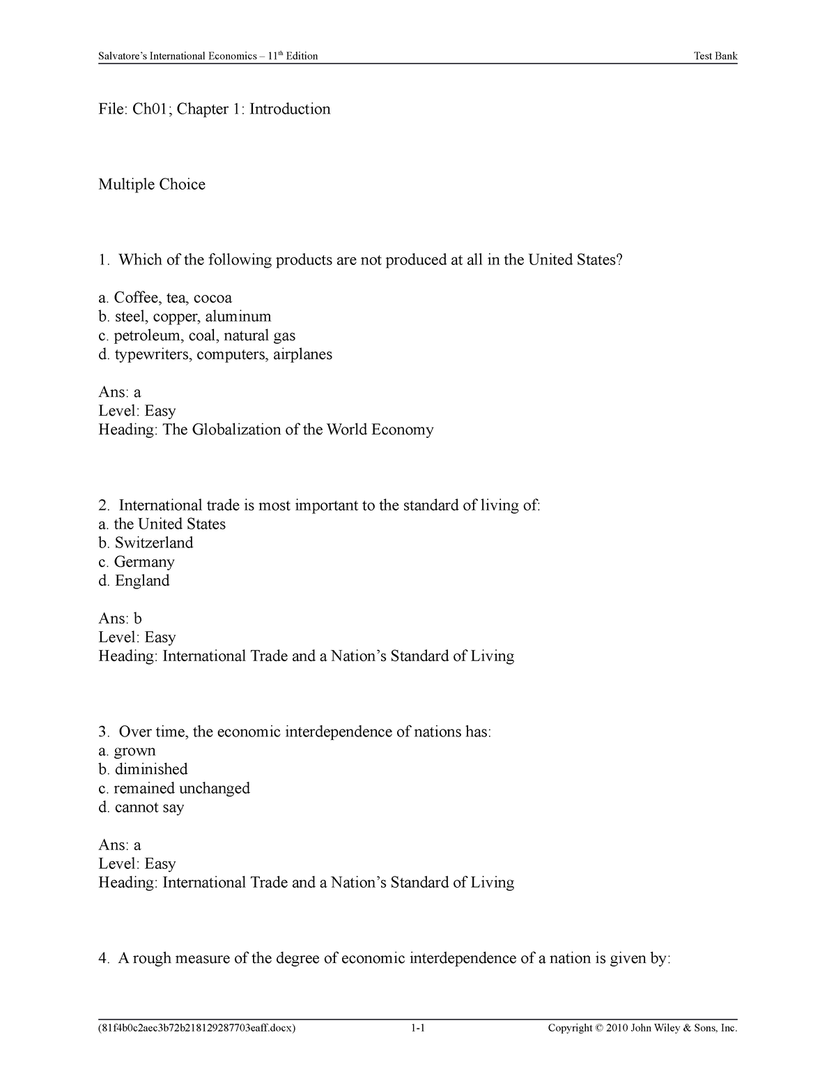 Ch1-11e-TB - Abcde - File: Ch01; Chapter 1: Introduction Multiple ...