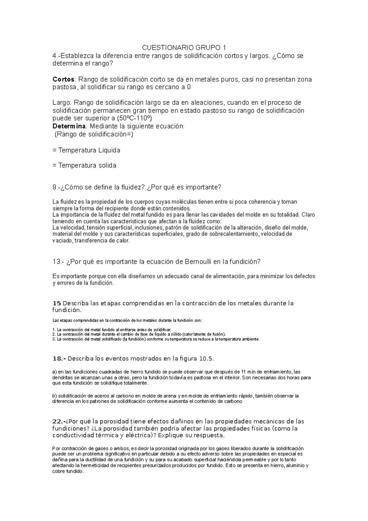 Cuestionario CAP 10 - CUESTIONARIO GRUPO 1 4.-Establezca La Diferencia ...