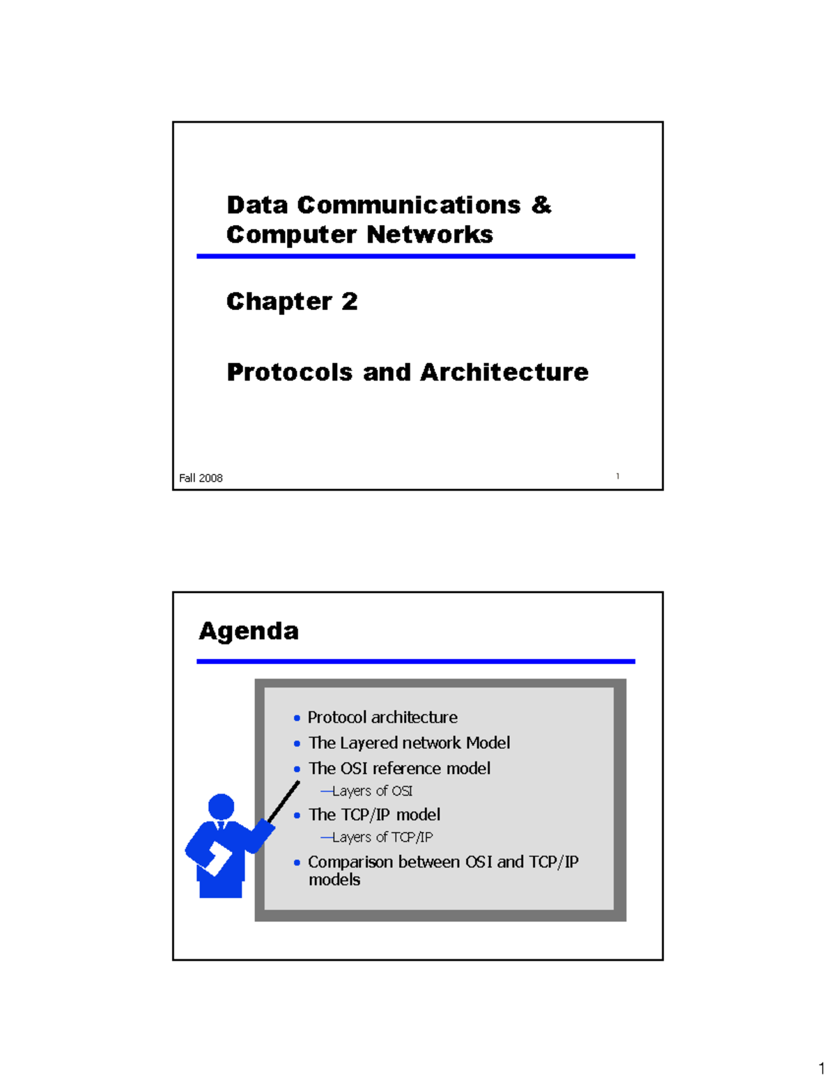 Chapter 2 - Data Communications: Protocols and Architecture - 1 - Studocu