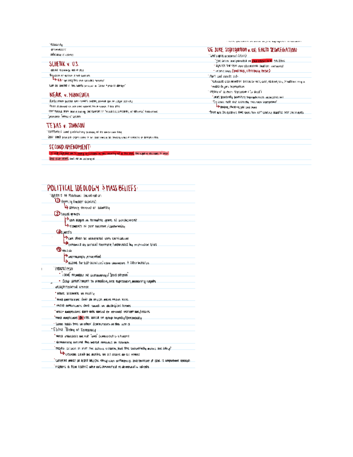 Politics chapter 1 pt4 notes - POL101 - Studocu