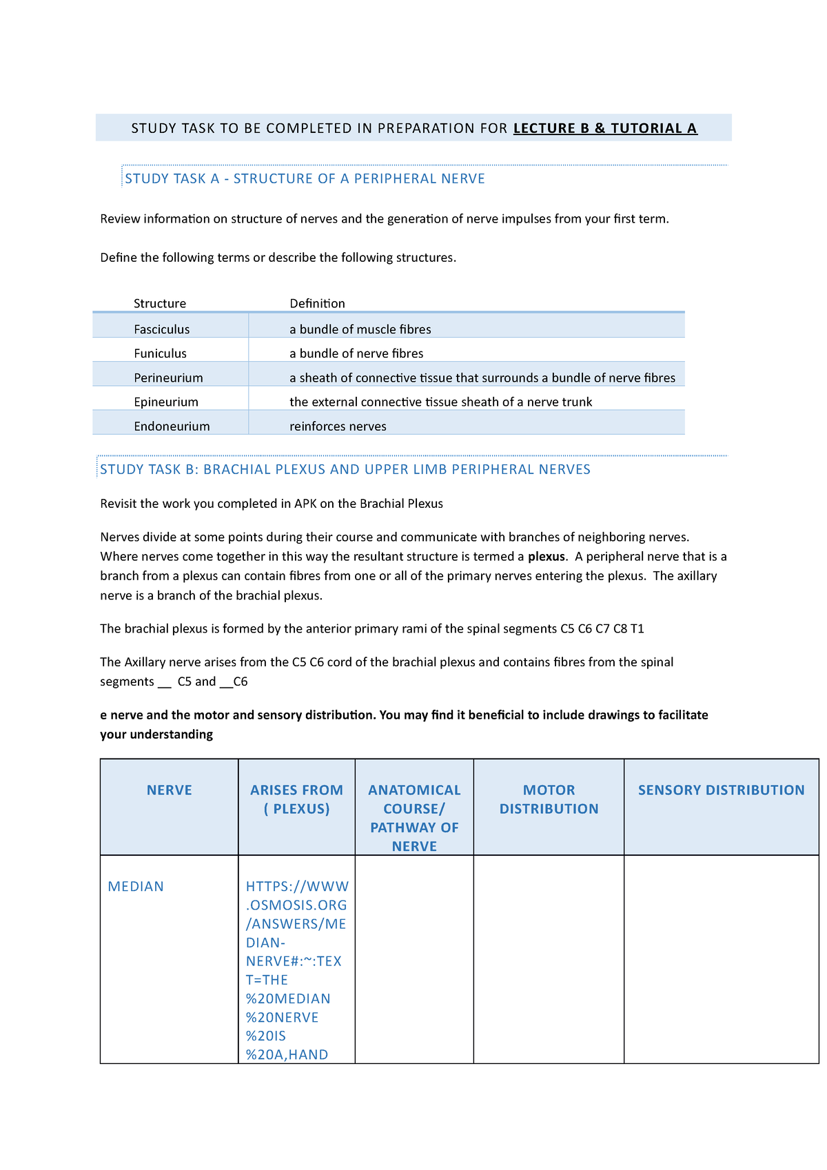 Lec B Tut A Study Task To Be Completed In Preparation For Lecture B ...