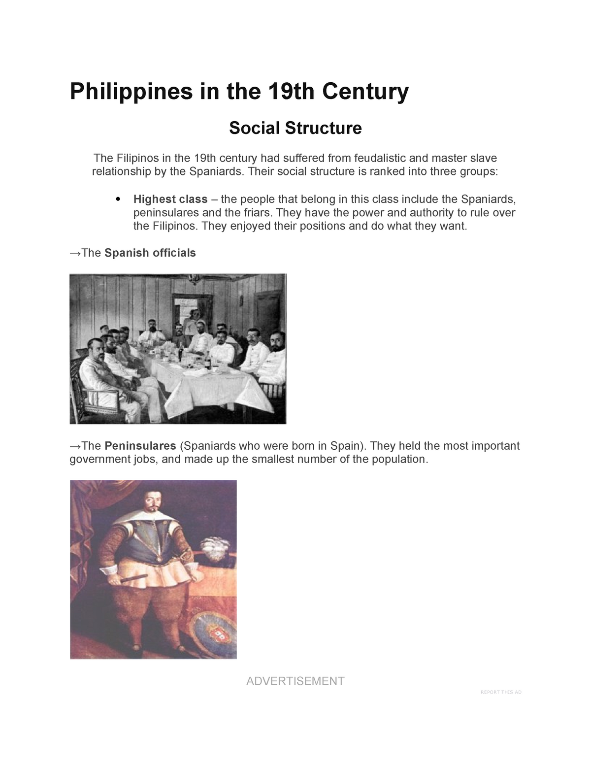 social stratification in the philippines essay