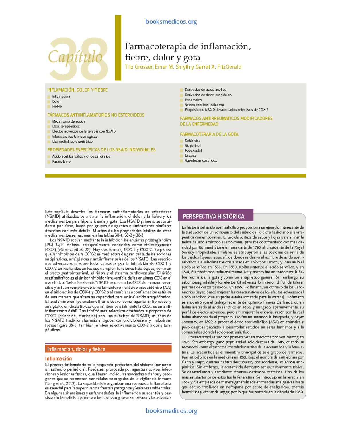 Framaco Aines - lo mejor - 38 INFLAMACIÓN, DOLOR Y FIEBRE Inflamación ...