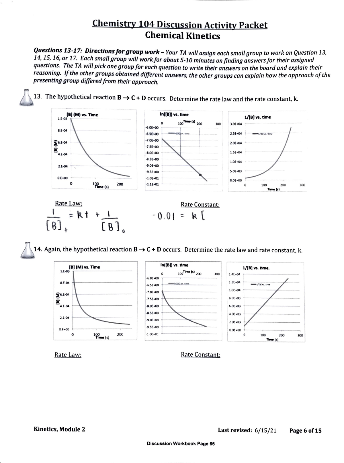 chemical kinetics case study questions term 2