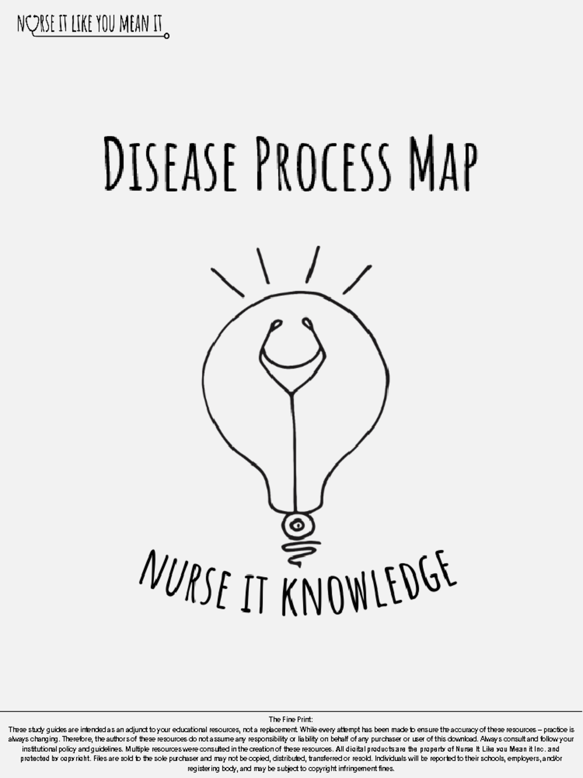 Disease MAP Nurse It Like You Mean It Disease Process Mapping21 Gⁿ′′Ń¦ ′′Ńæ♪╢ĎŃ′′′′ê¦ ♠ The
