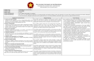 Syllabus-ACCO-2009 3 Intermediate-Accounting-2 - POLYTECHNIC UNIVERSITY ...