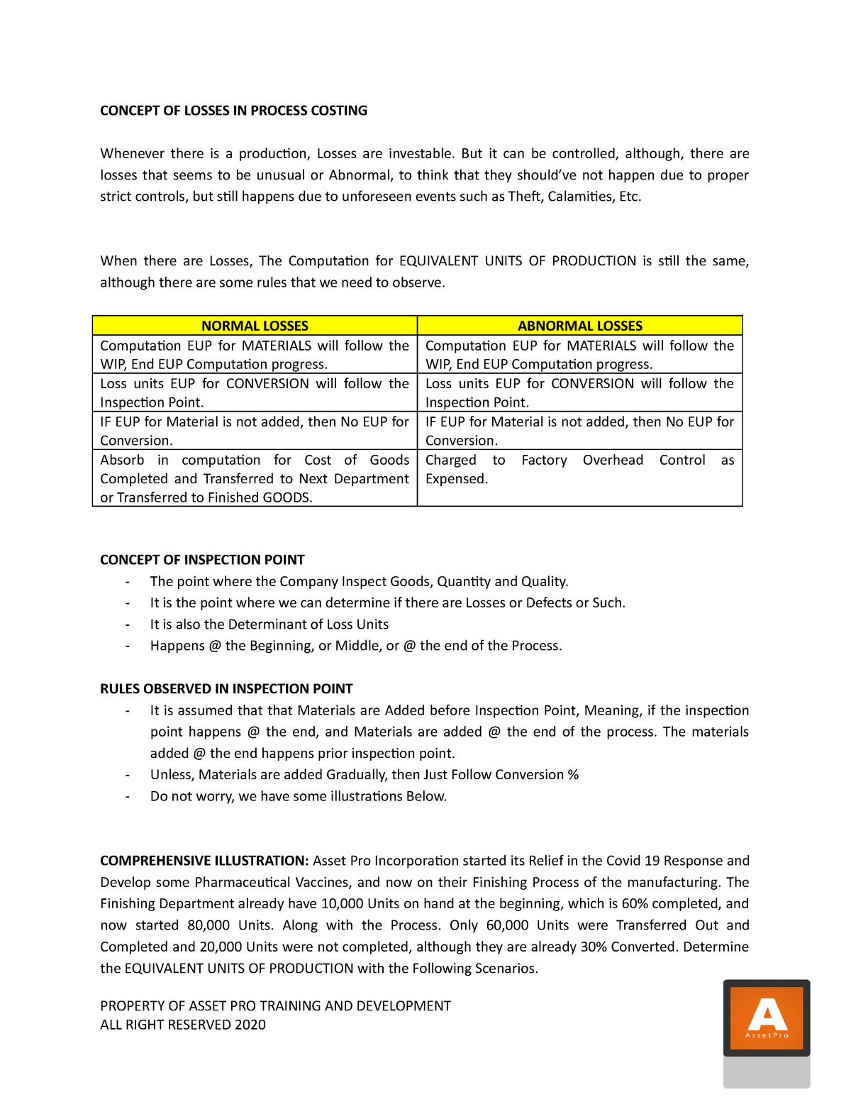 research paper on process costing