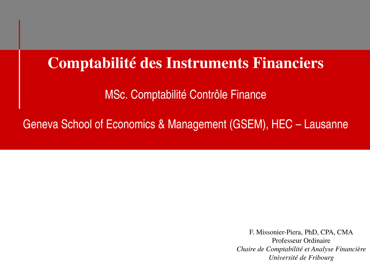 CIF-part-4 - Comptabilité Des Instruments Financiers - Comptabilité Des ...