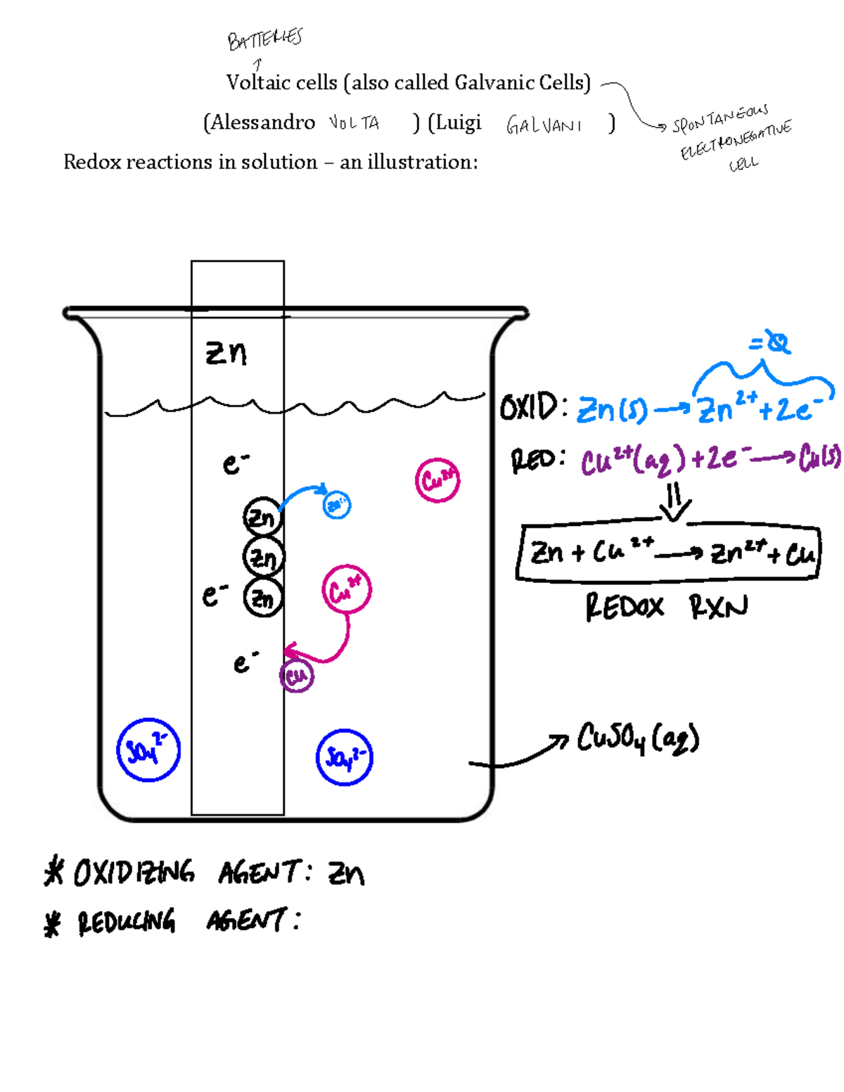 Voltaic cells and spontaneity Example Voltaic cells (also called