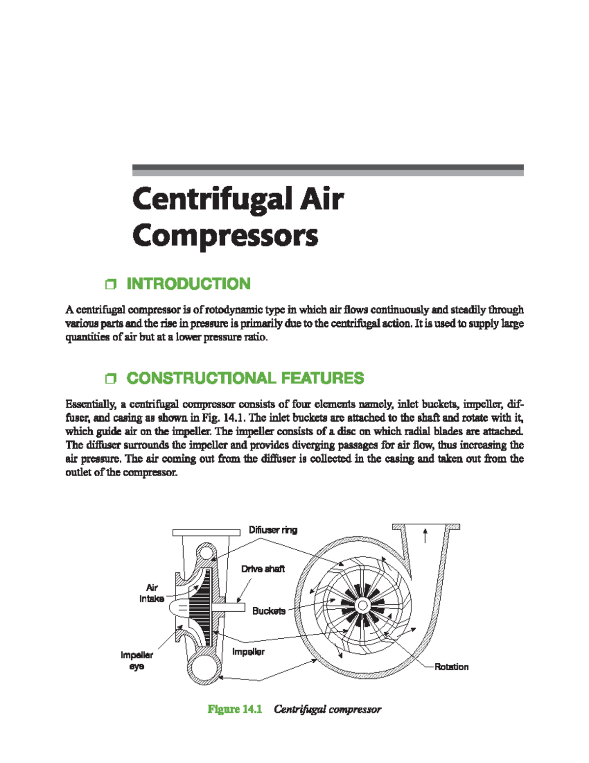 Centrifugal Compressors Theory of Machines Studocu