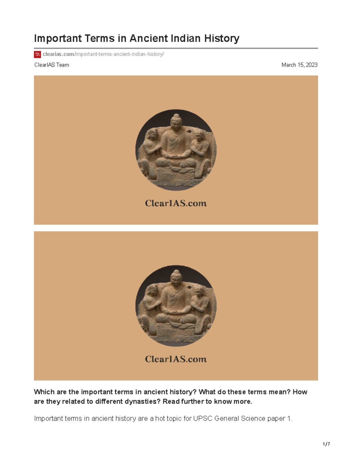 Clearias.com-Important Terms in Ancient Indian History - ClearIAS Team ...