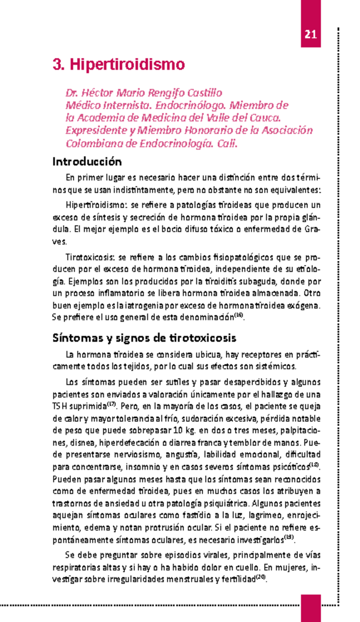 Hipertiroidismo - 3. Hipertiroidismo Dr. Héctor Mario Rengifo Cas琀椀llo ...