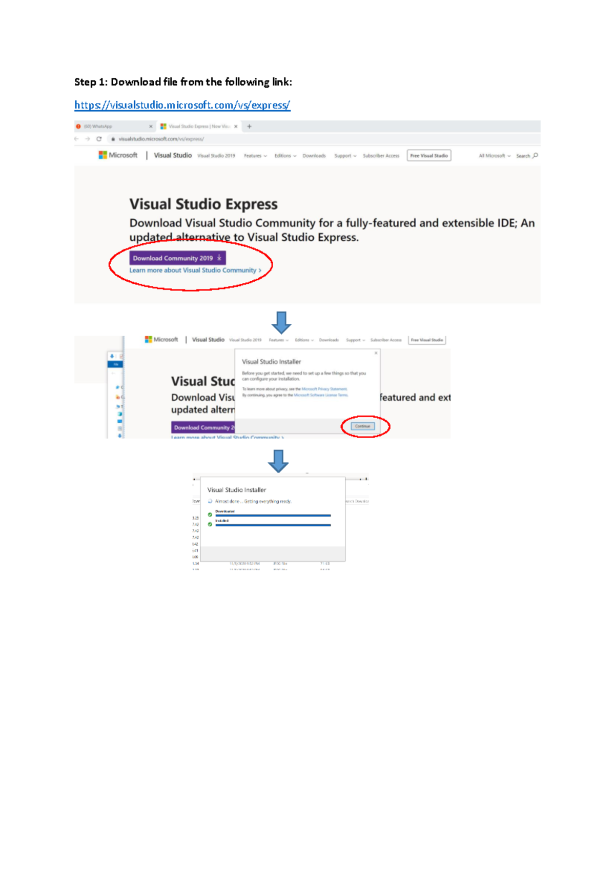 Week 1 - Step to download MS Visual studio - Integrated Language Skills ...