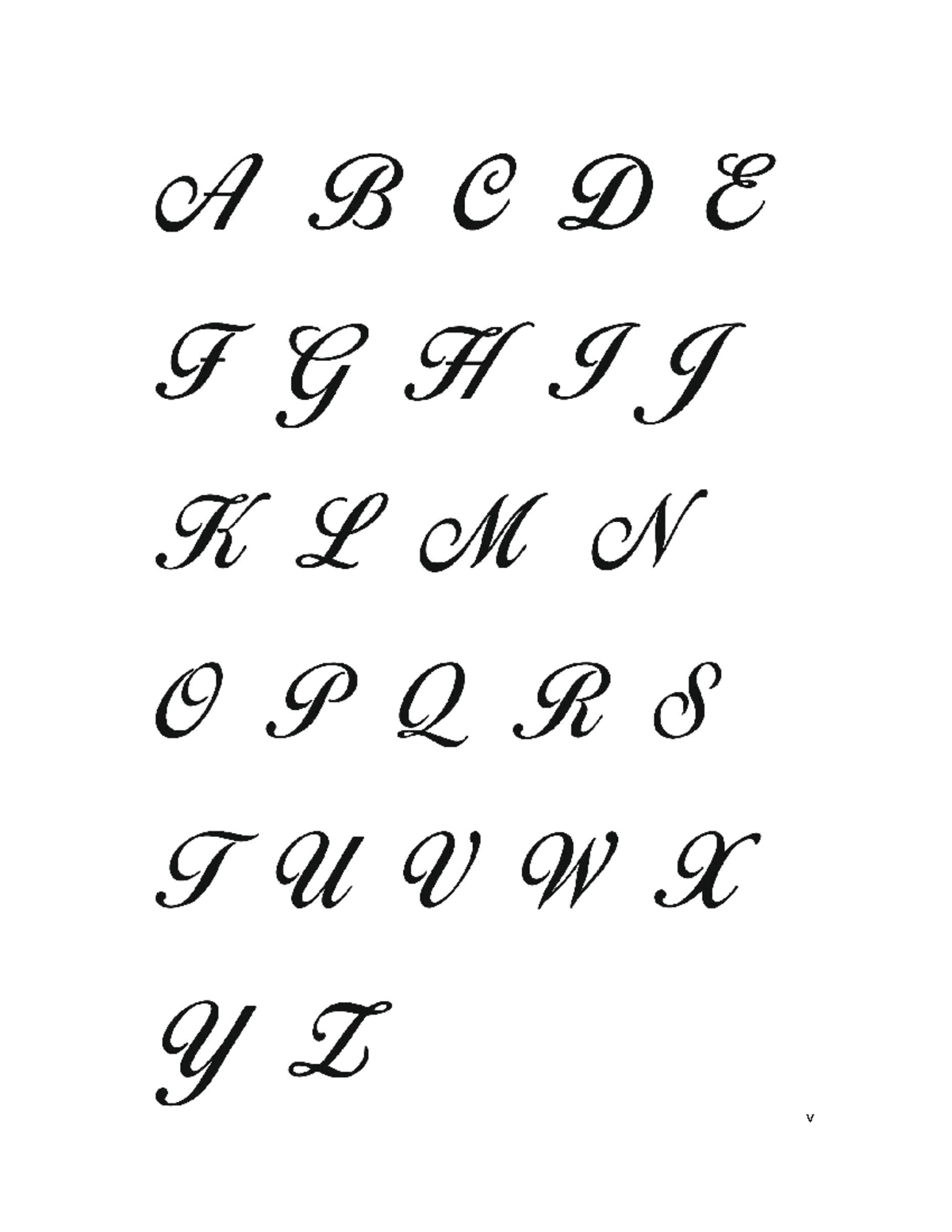 Letras raras - .na - Materiales - A B C D E F G H I I K L M N O P Q R S ...