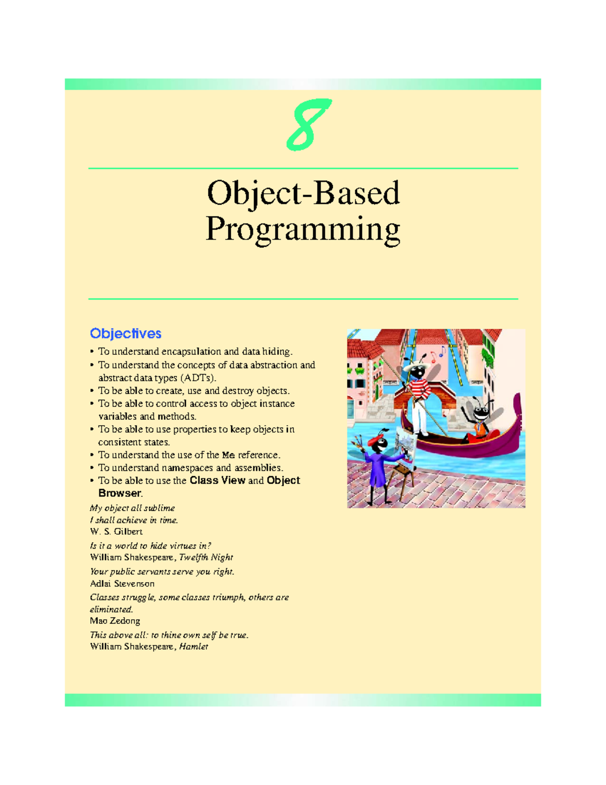 Chapter 08 - Object-Based Programming - 8 Object-Based Programming ...