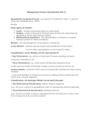 Manscie Notes Q3-1 - Supply Chain 4 PTS THEORY/ 1th Set all ...