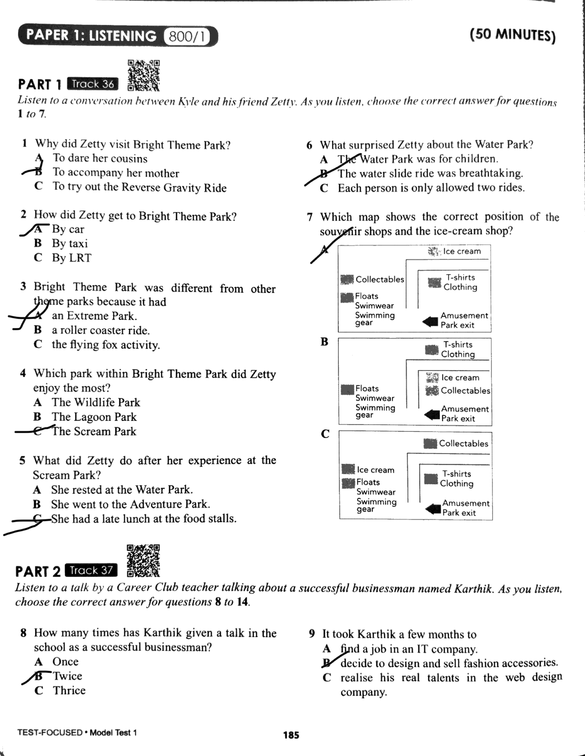 Listening Practice 2 - Hhhh - 800/1 (50 MINUTES) PART 1 Track 36 ...