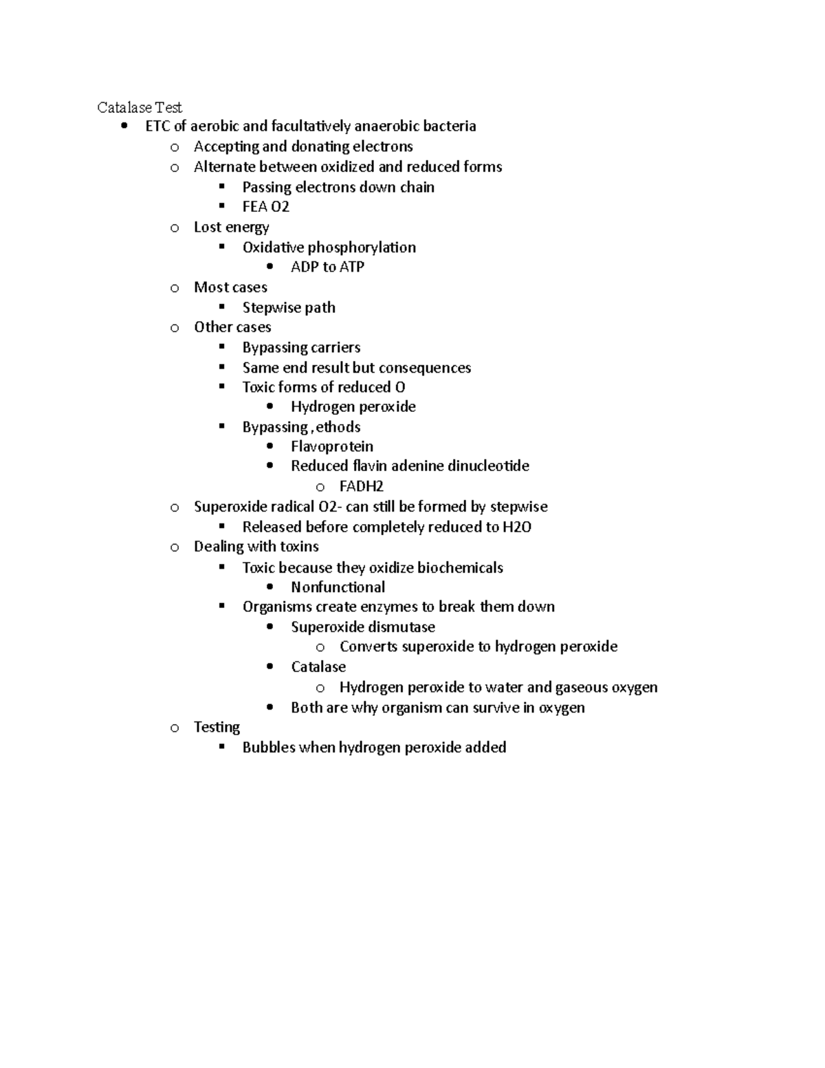 5 4 Catalase Test LAB Catalase Test ETC Of Aerobic And Facultaively   Thumb 1200 1553 