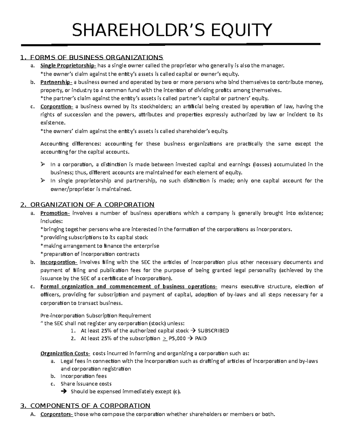 8-1-shareholders-equity-shareholdr-s-equity-1-forms-of-business