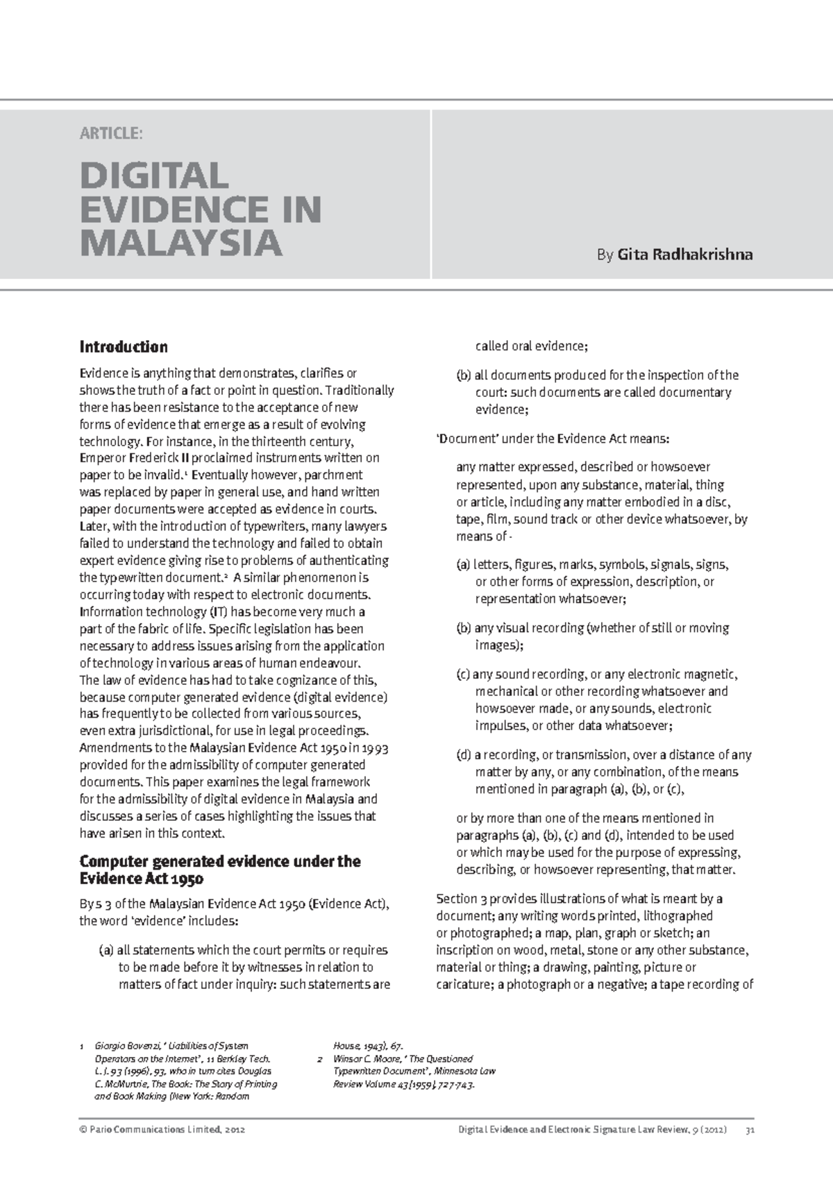 Lindseycaffin,+Article+3+Radhakrishna+pp31 41 - © Pario Communications ...