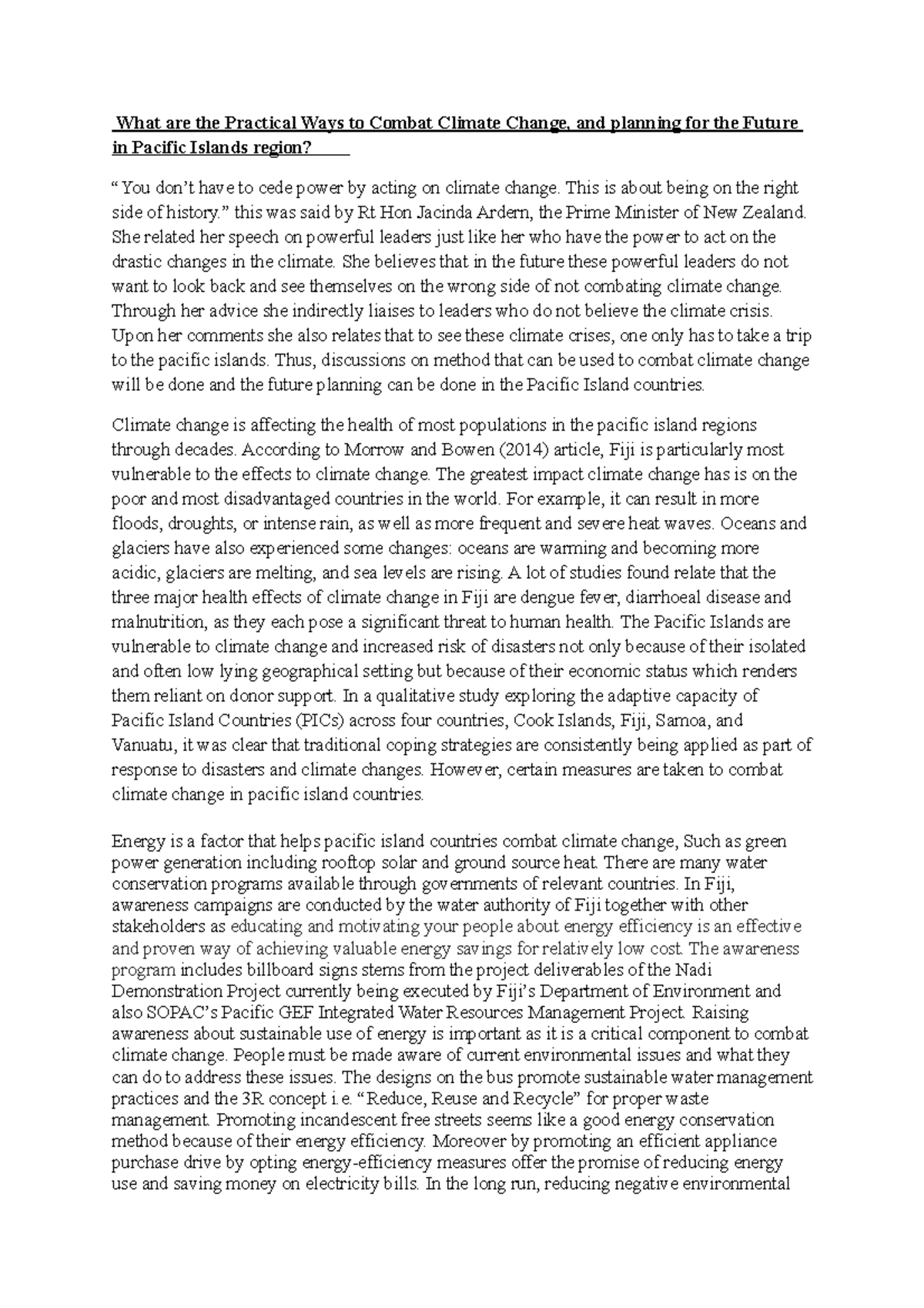 Climate change essay 2019 - What are the Practical Ways to Combat ...