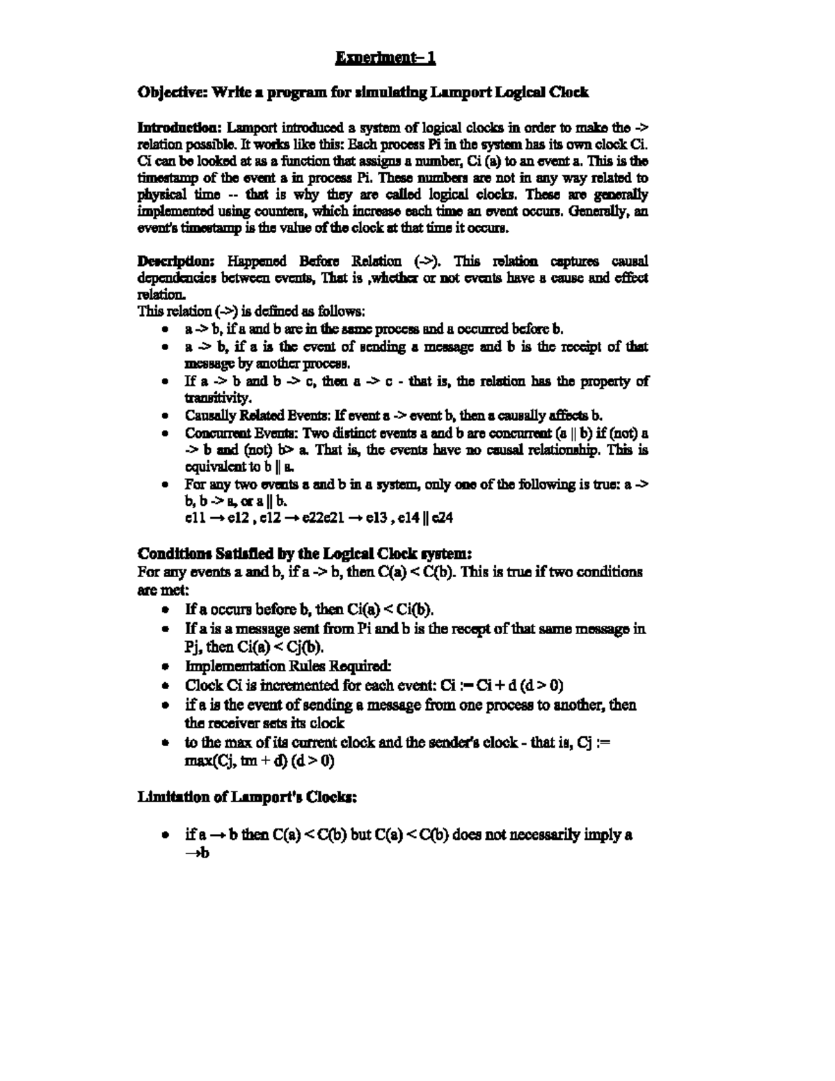 Distributed Systems Lab Manual Studocu