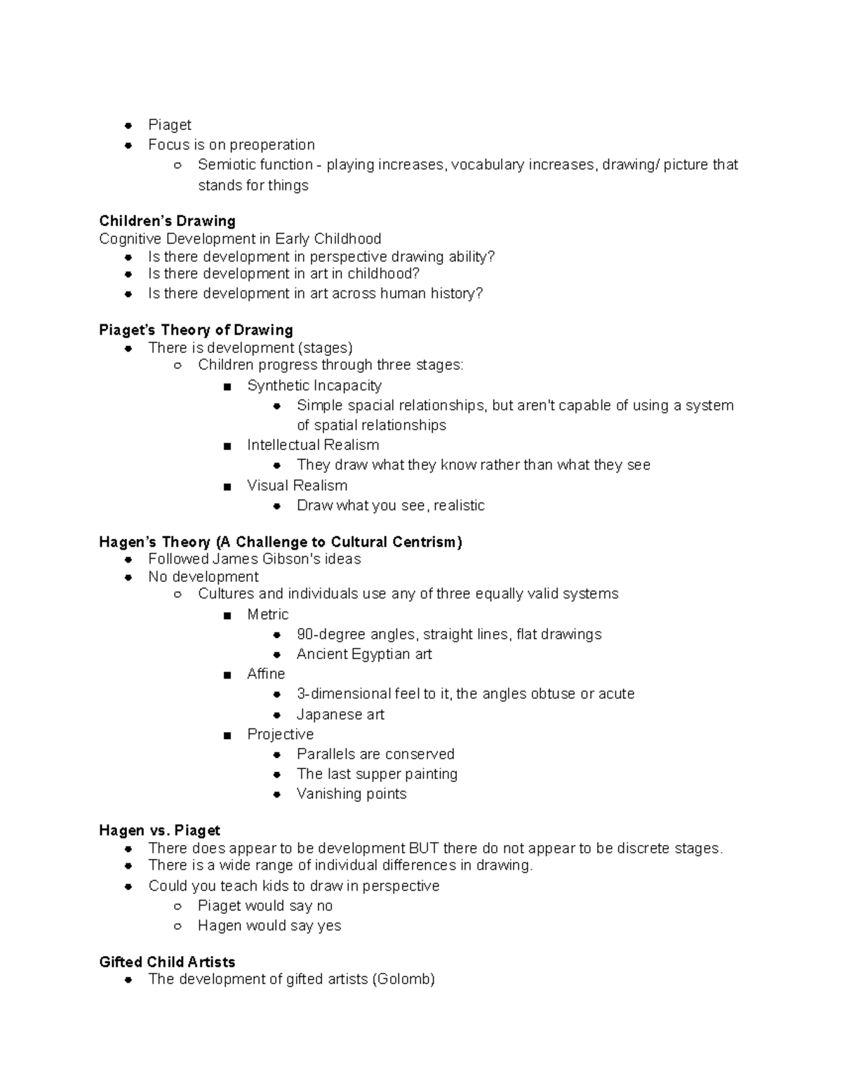 Psych 220 CH 5 Cognitive Development in Early Childhood