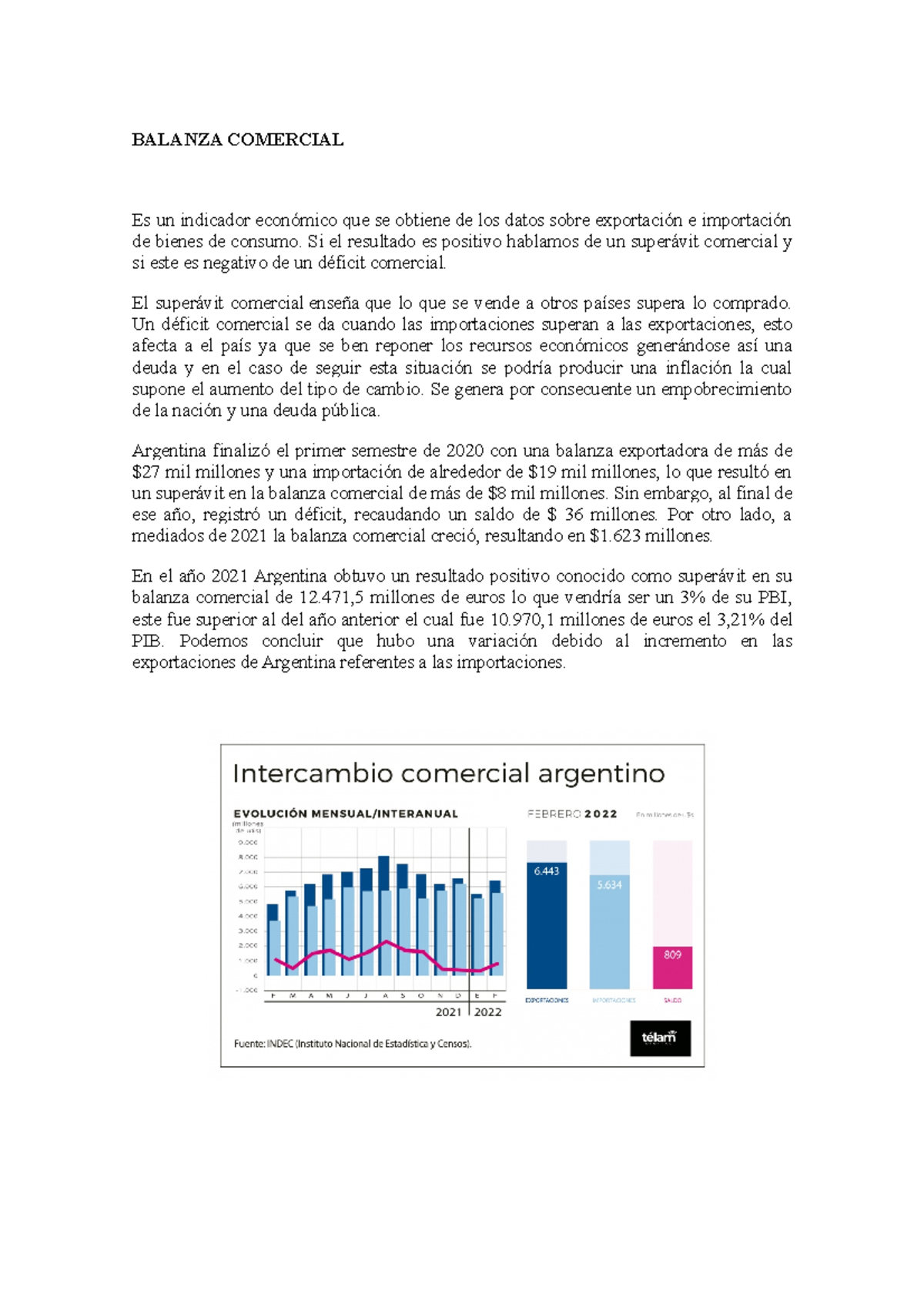 Balanza Comercial -Rodrigo Cateriano - BALANZA COMERCIAL Es un ...