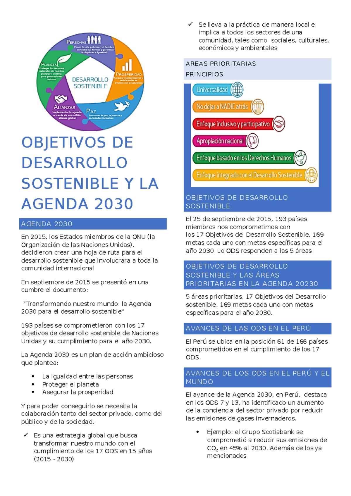 S2. Objetivos DE Desarrollo Sostenible Y LA Agenda 2030 - OBJETIVOS DE ...