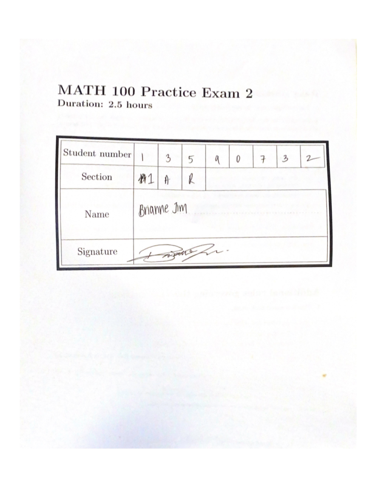 math 100 assignment 2 solution