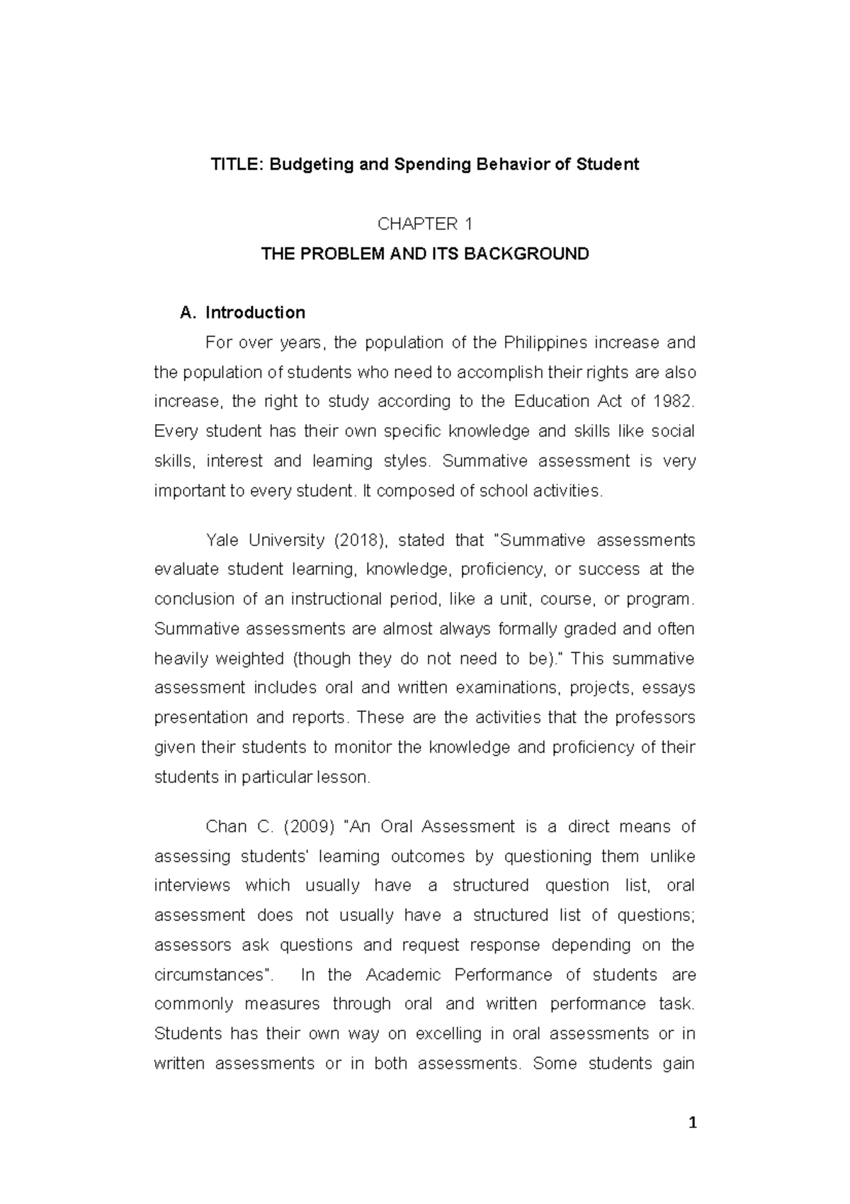 Chapter 1-3 (Budgeting) - Lecture Notes 1-29 - TITLE: Budgeting And ...