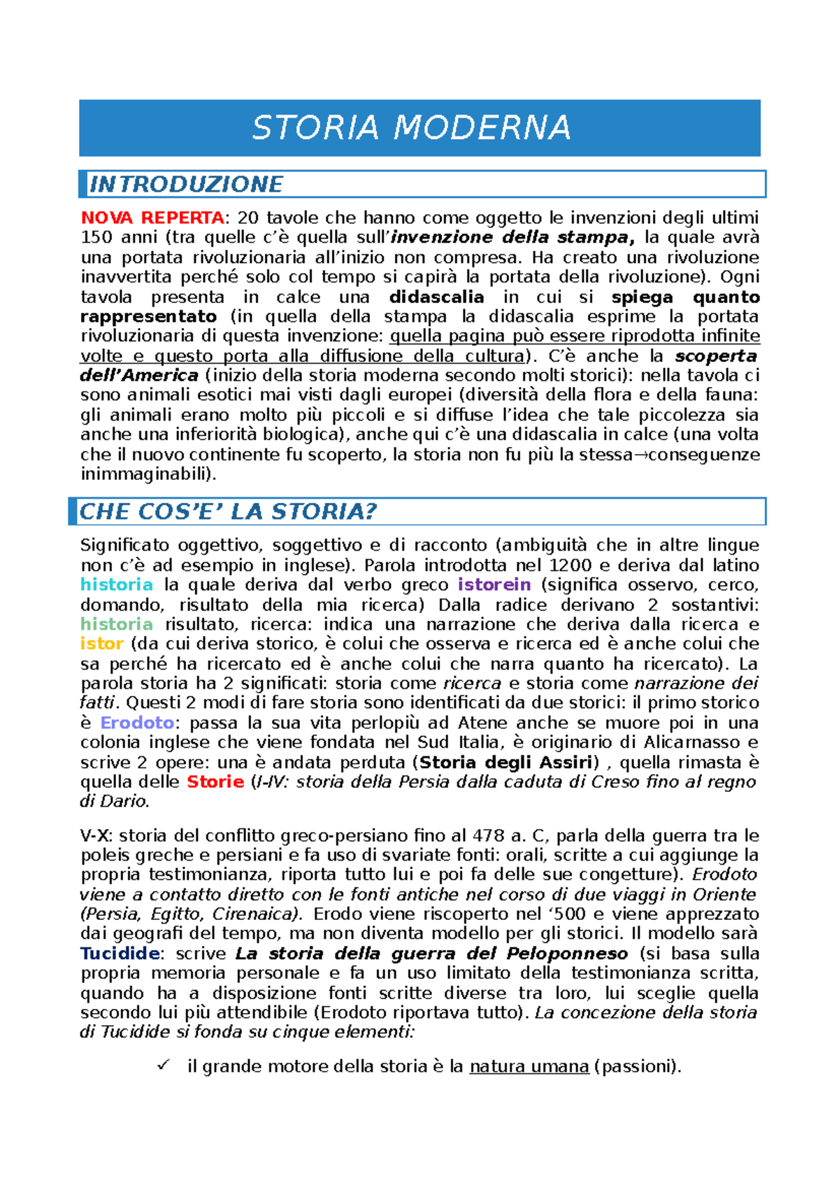 Storia Moderna E Contemporanea - STORIA MODERNA INTRODUZIONE NOVA ...