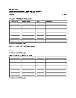 Anth 453 Worksheet 2 - ANTH 453 - Studocu