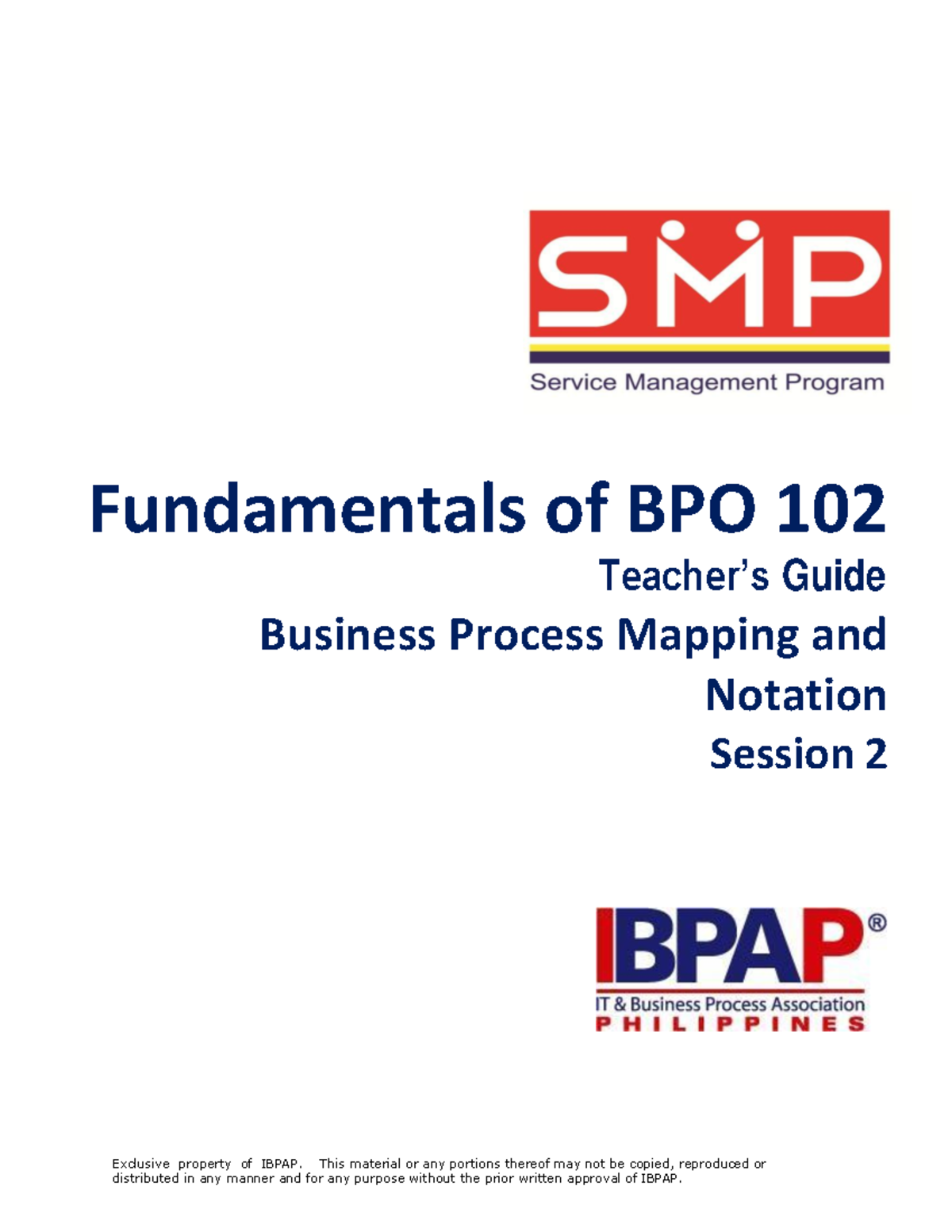 Smpbpo 102 002 v2014 - Fundamentals of BPO 102 Teacher’s Guide Business ...