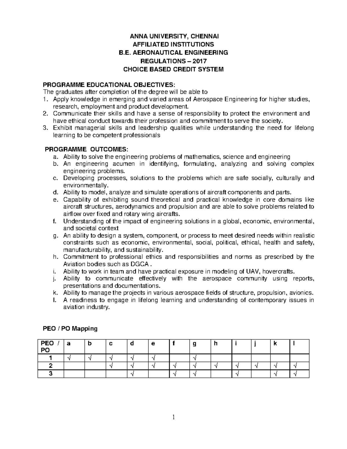 1. B.E. Aero syllabus full 2017 regulation ANNA UNIVERSITY, CHENNAI