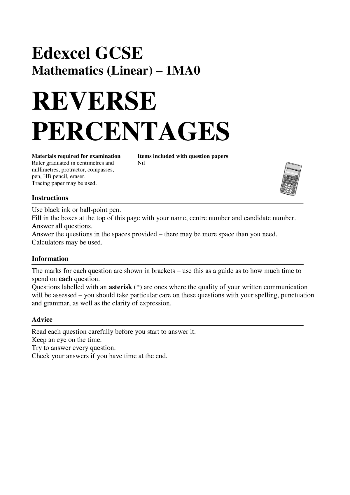 reverse-percentages-exam-style-questions-edexcel-gcse-mathematics