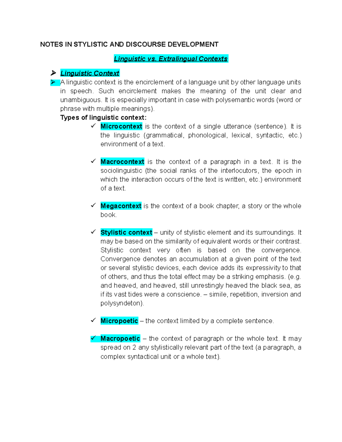 linguistic-vs-extralingual-contexts-notes-in-stylistic-and-discourse