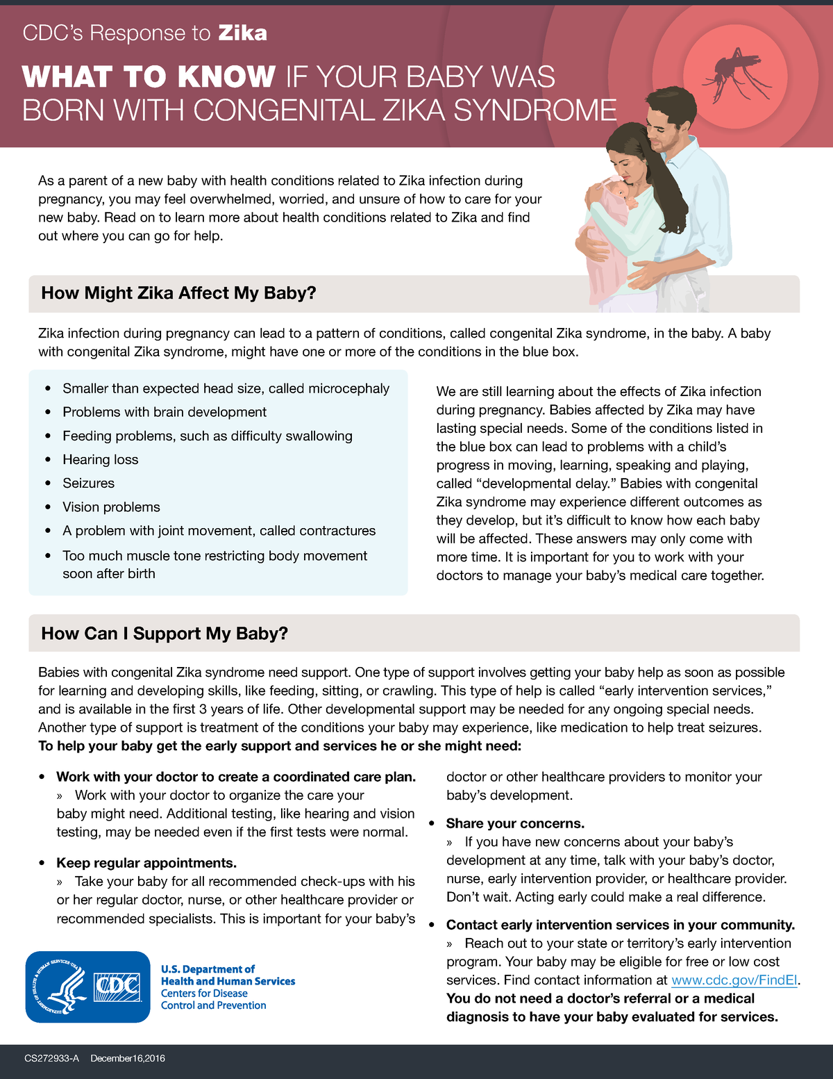 CDC - What to know if your baby was born with Congenital Zika Syndrome ...