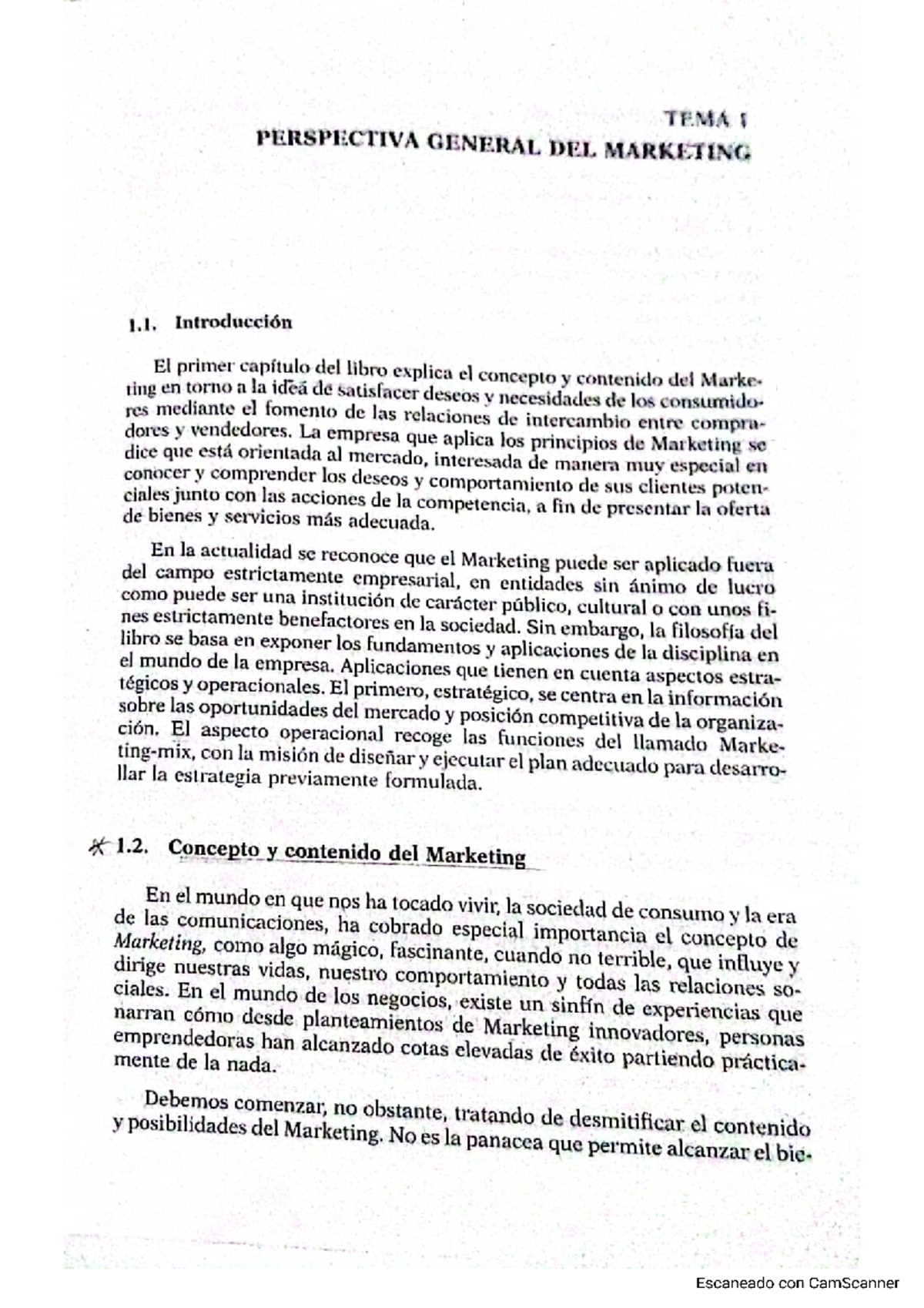Tema 1 Marketing - Fundamentos de Marketing - Studocu