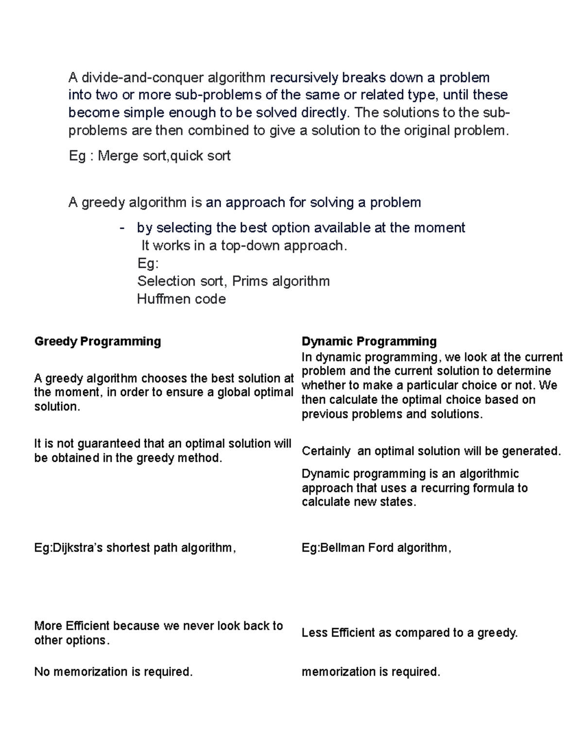 Algorithm 2 marks - nil - A divide-and-conquer algorithm recursively ...