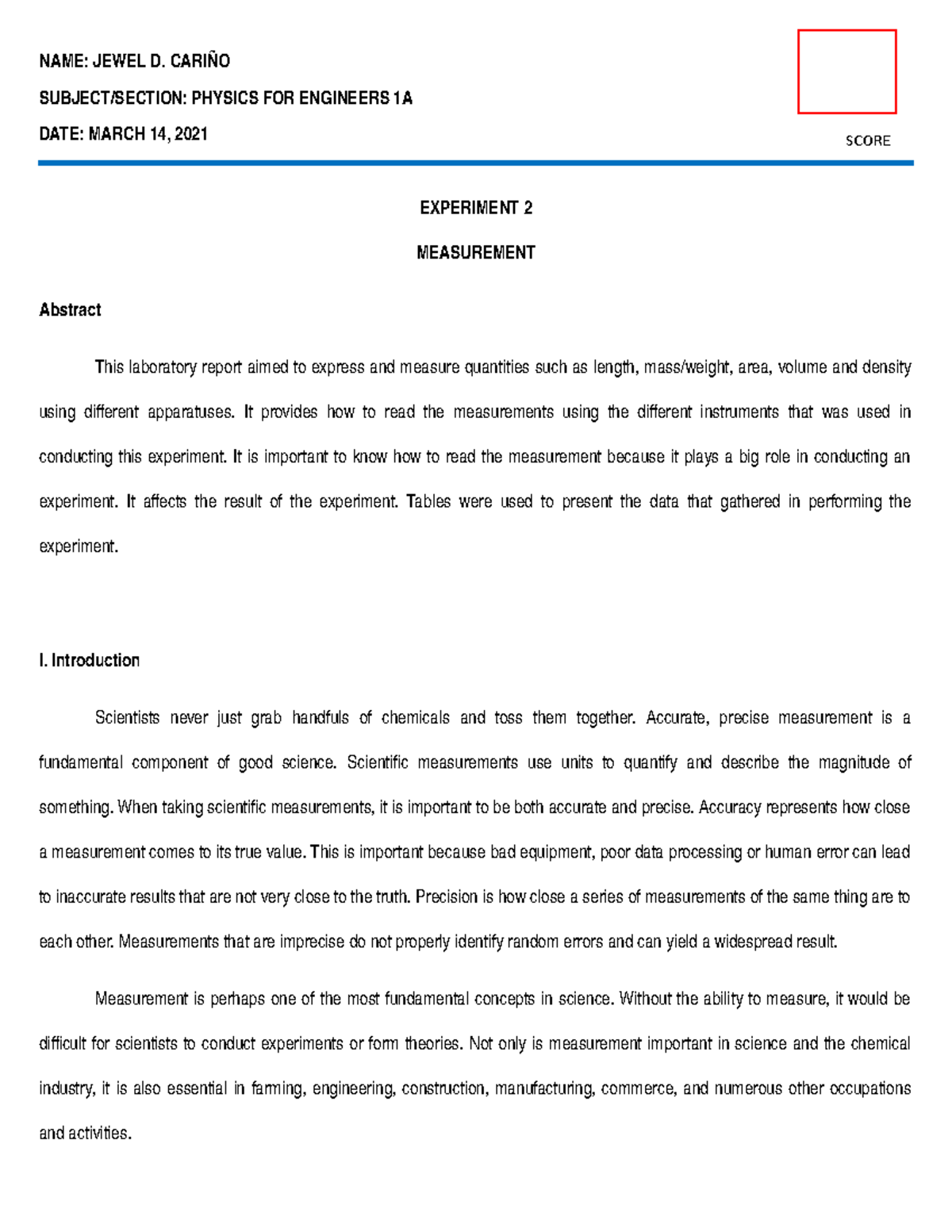 laboratory-report-2-college-physics-1-pangsu-studocu